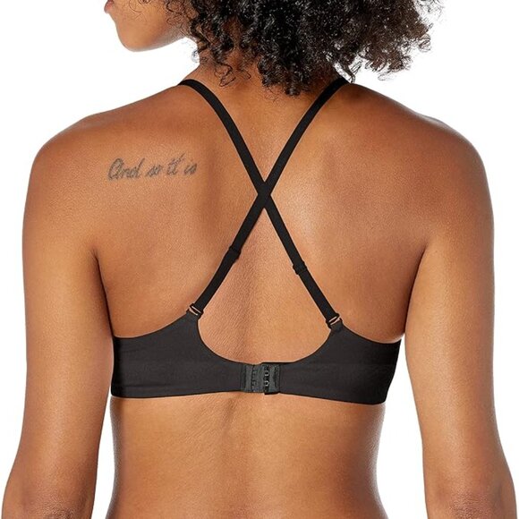 NWT Calvin Klein Push-up Plunge Bra Convertible Straps, Black, QP14280, Size 34C - Picture 3 of 6
